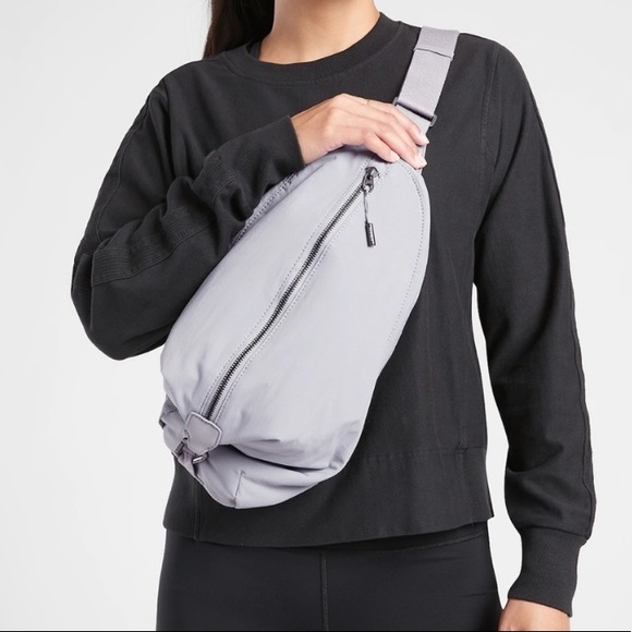 Athleta Bags Athleta Sling Crossbody Bag Lilac Grey Poshmark